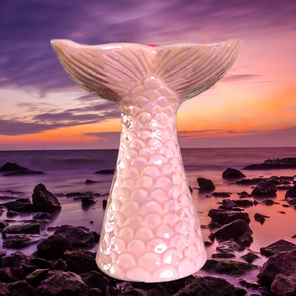 CERAMIC MERMAID TAIL NWT PINK